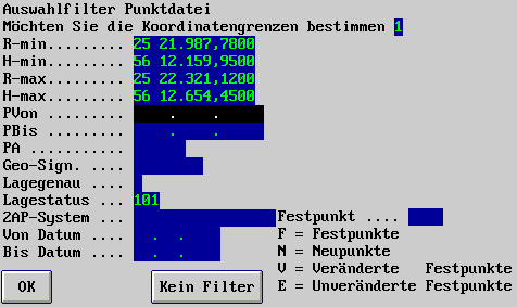 Aufruf: Verzeichnis Neupunkte (7 KB)