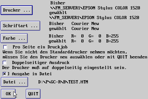 Eingabemaske Druckereinrichten (8 KB)