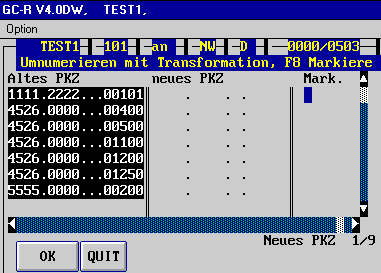 Tabelle der Punktkennzeichen (8 KB)