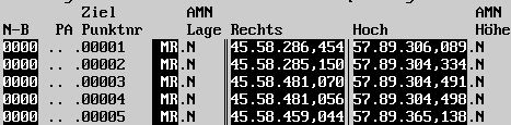 Puznktkennzeichen Zielsystem 4 KB