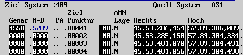 Nachnumerieren eines Punktes mit F4, 5 KB