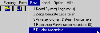 Aufruf: Drucke Ansatzliste (3 KB)